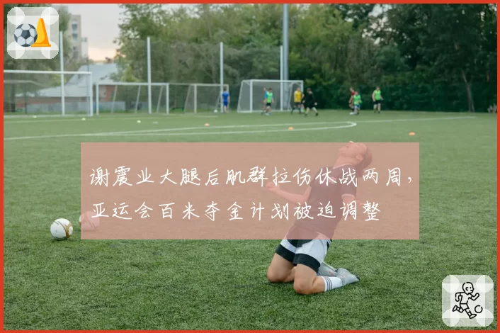 谢震业大腿后肌群拉伤休战两周,亚运会百米夺金计划被迫调整